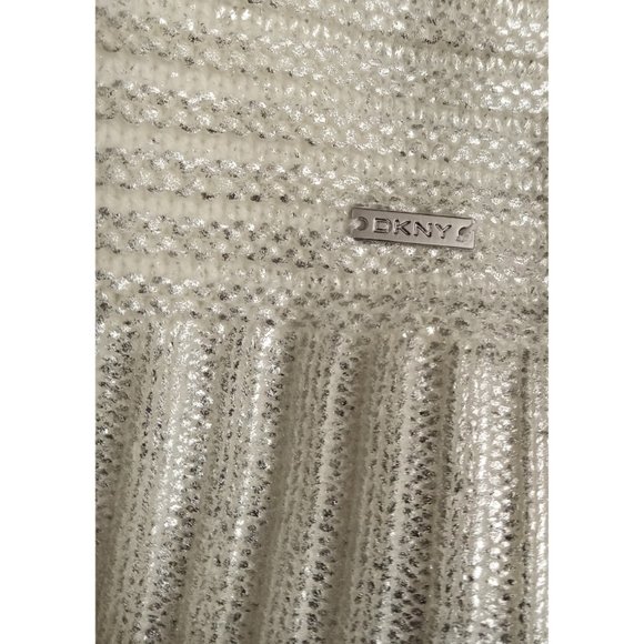 NWT DKNY Metallic Sweater Size XL - Picture 4 of 8